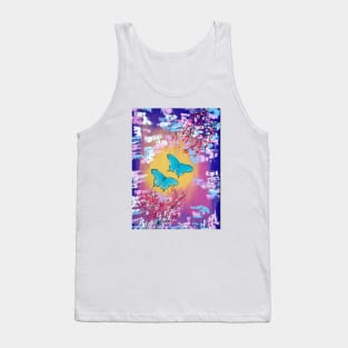 Abstract Butterflies Tank Top